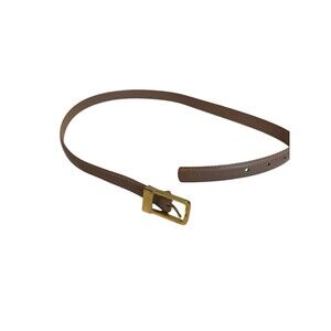 R&R Leather Belt Size M Dark Tan Vintage